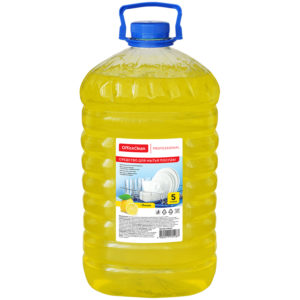Средство для мытья посуды OfficeClean 5л Professionall Лимон 1