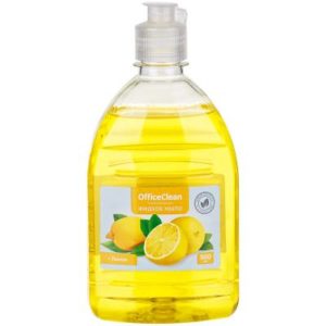 Мыло жидкое OfficeClean 500 мл, пуш-пул Лимон 1