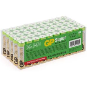Батарейка GP Super AA (LR6) 15A алкалиновая, SB50 GP 15ARF-2CRVS50 1