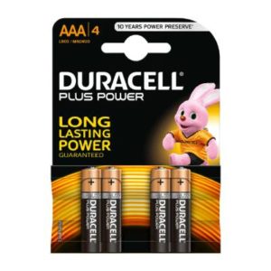 Батарейка Duracell Basic AAA (LR03) алкалиновая, 4BL 1