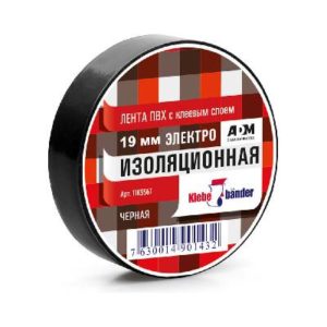 Изоляционная лента Klebebanderl 19*20 ПВХ, черная (1/5/200) 1