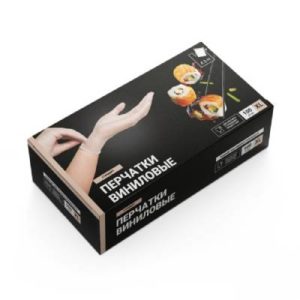 Перчатки виниловые ADM одноразовые XL (50 пар/уп.) 1