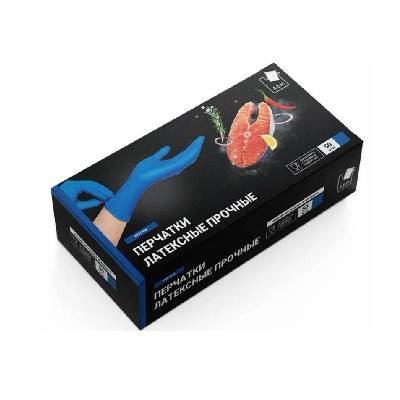 Перчатки латексные ADM прочные L 50шт/уп. 1 Перчатки латексные ADM прочные L 50шт/уп. 1