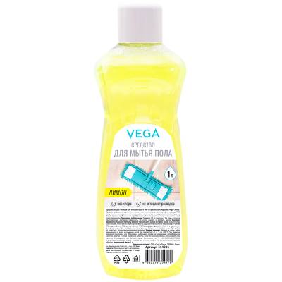Средство для мытья пола Vega 1л Лимон 1 Средство для мытья пола Vega 1л Лимон 1