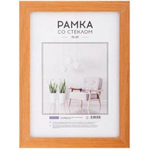 Рамка деревянная (МДФ) 15*21см, OfficeSpace "Expo", миланский орех 1