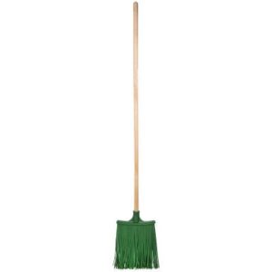 Метла OfficeClean, для улицы, плоская, с деревянным черенком 120см 1
