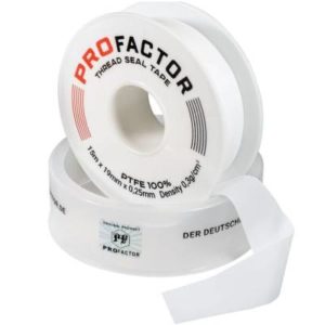 Лента PROFACTOR PF Professional белая Ф85 мм 19мм х 0,25мм х 15м 1