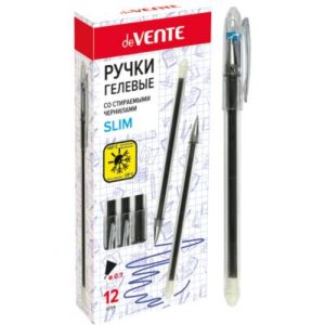 Ручка гелевая стираемая Пиши-стирай. Slim deVENTE 1