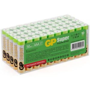 Батарейка GP Super AAA (LR03) 24A алкалиновая, SB50 1