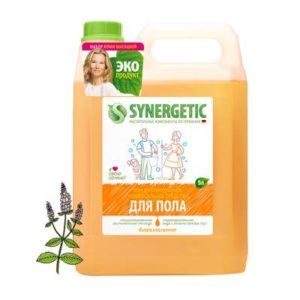 Средство для мытья полов Synergetic, канистра, 5л 1