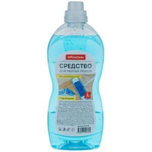 Средство для мытья полов и стен OfficeClean "Горный ручей", концентрат 1л 1