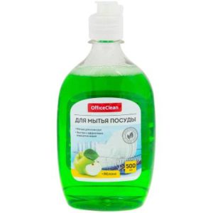 Средство для мытья посуды OfficeClean "Яблоко", 500мл 1