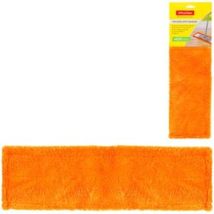 Насадка МОП для швабры OfficeClean Professional с карманами, 40*10см, микрофибра, светло-оранжевая 1