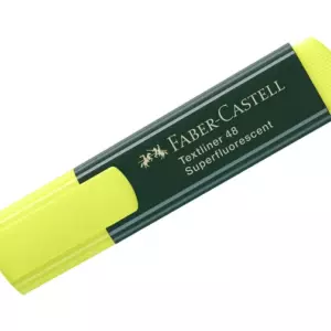 Текстовыделитель Faber-Castell "48" желтый, 1-5мм, блистер 1