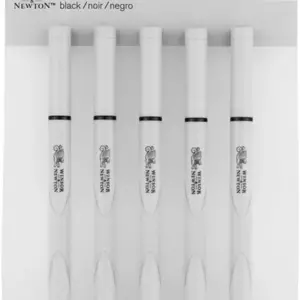 Набор линеров Winsor&Newton, черный, 5шт., 0,1мм, пластик 1