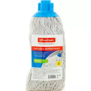 Насадка МОП для швабры OfficeClean Professional веревочная, хлопок, ворс 31см, 220г 1