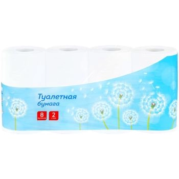 Бумага туалетная OfficeClean, 2- слойная, 8шт., 28,5м/рул., тиснение, белая 1 Бумага туалетная OfficeClean, 2- слойная, 8шт., 28,5м/рул., тиснение, белая 1