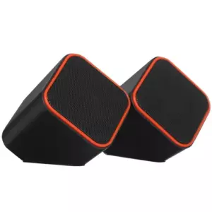 Колонки Smartbuy CUTE, 2*3,W, питание от USB, серый, черный 1