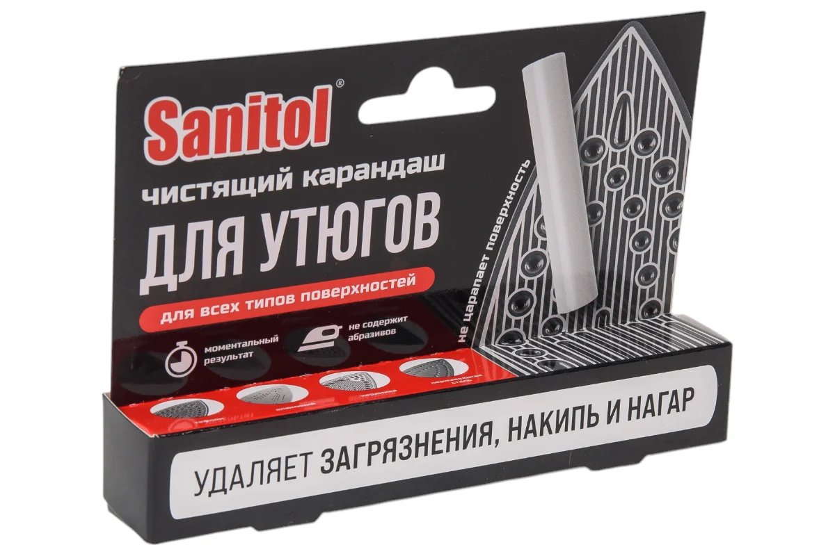Карандаш д/чистки Утюгов (1*24) ЧС-234 SANITOL 1 Карандаш д/чистки Утюгов (1*24) ЧС-234 SANITOL 1