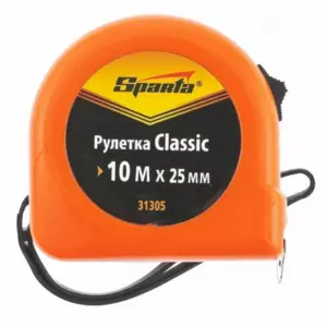 Рулетка 10 м х 25 мм Classic SPARTA 31305 1