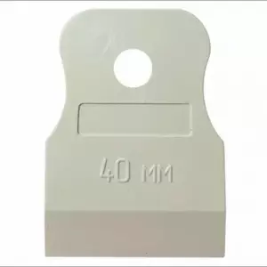 Шпатель ON резиновый 40 мм, белый, эконом 02-04-304 1