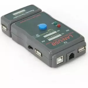 Тестер Cablexpert LAN 100/1000 Base-TX, для UTP, STP, RJ-11, USB-кабеля NCT-2 1