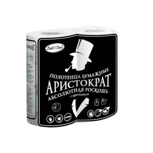 Полотенца бум Best Clean 2сл. Аристократ., с запахом белые, 2рул/9шт 1